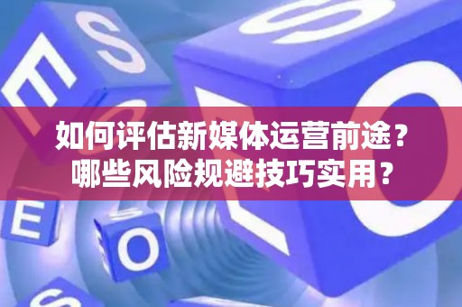 如何评估新媒体运营前途？哪些风险规避技巧实用？